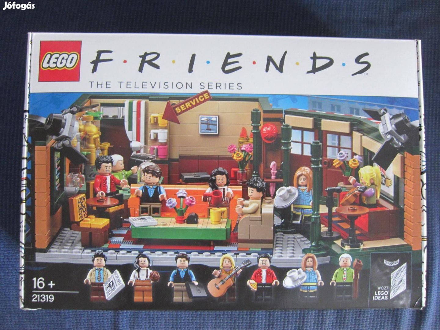 Lego 21319 Ideas Jóbarátok Central Perk kávézó + doboz, füzet