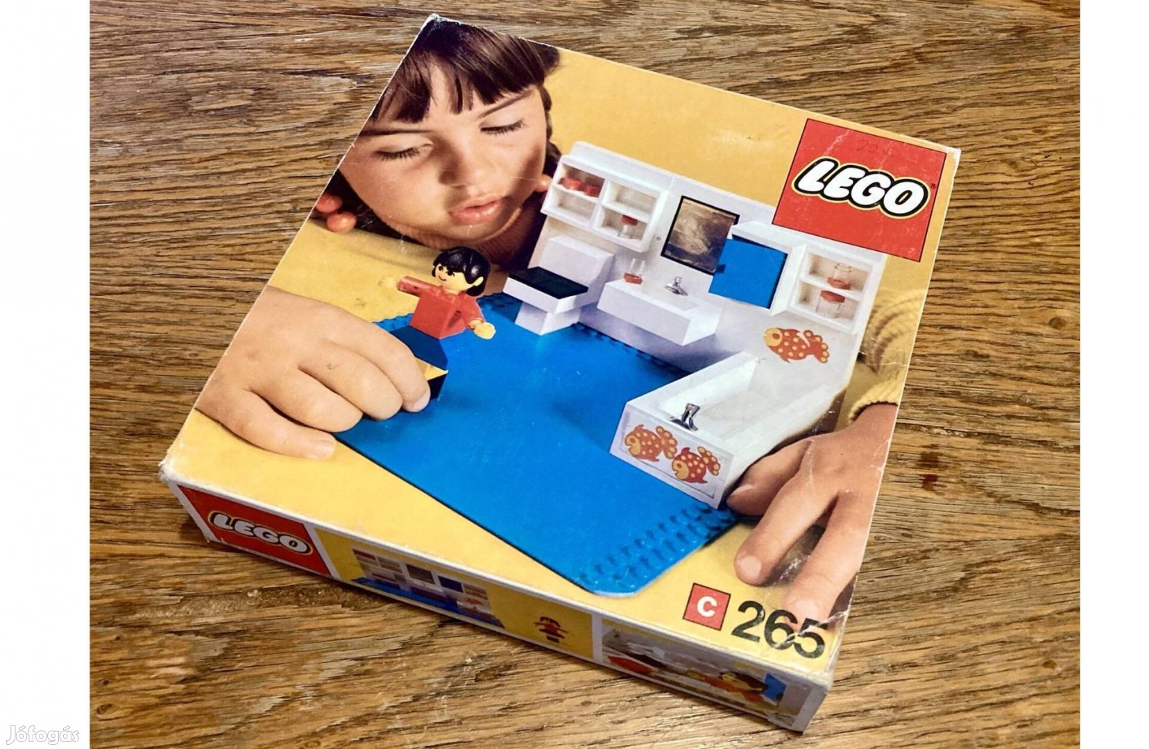 Lego 265. Fürdőszoba. Csak a doboza. 1974