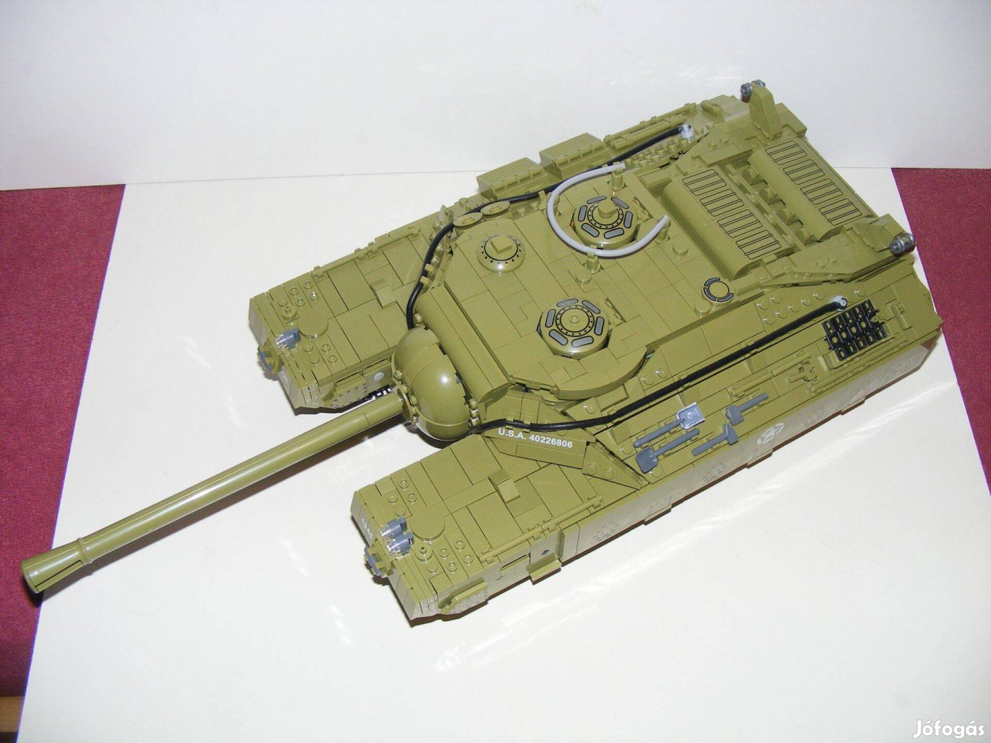 Lego 2. Világháborús Amerikai USA T-28 Óriás Szupernehéz tank 3000db