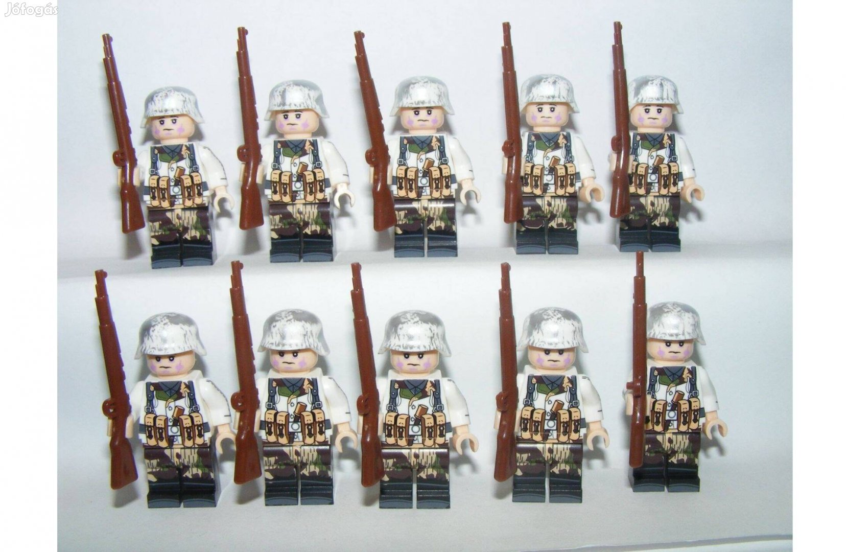 Lego 2. Világháborús Havasi Arctic katonák 10db figura katona Új