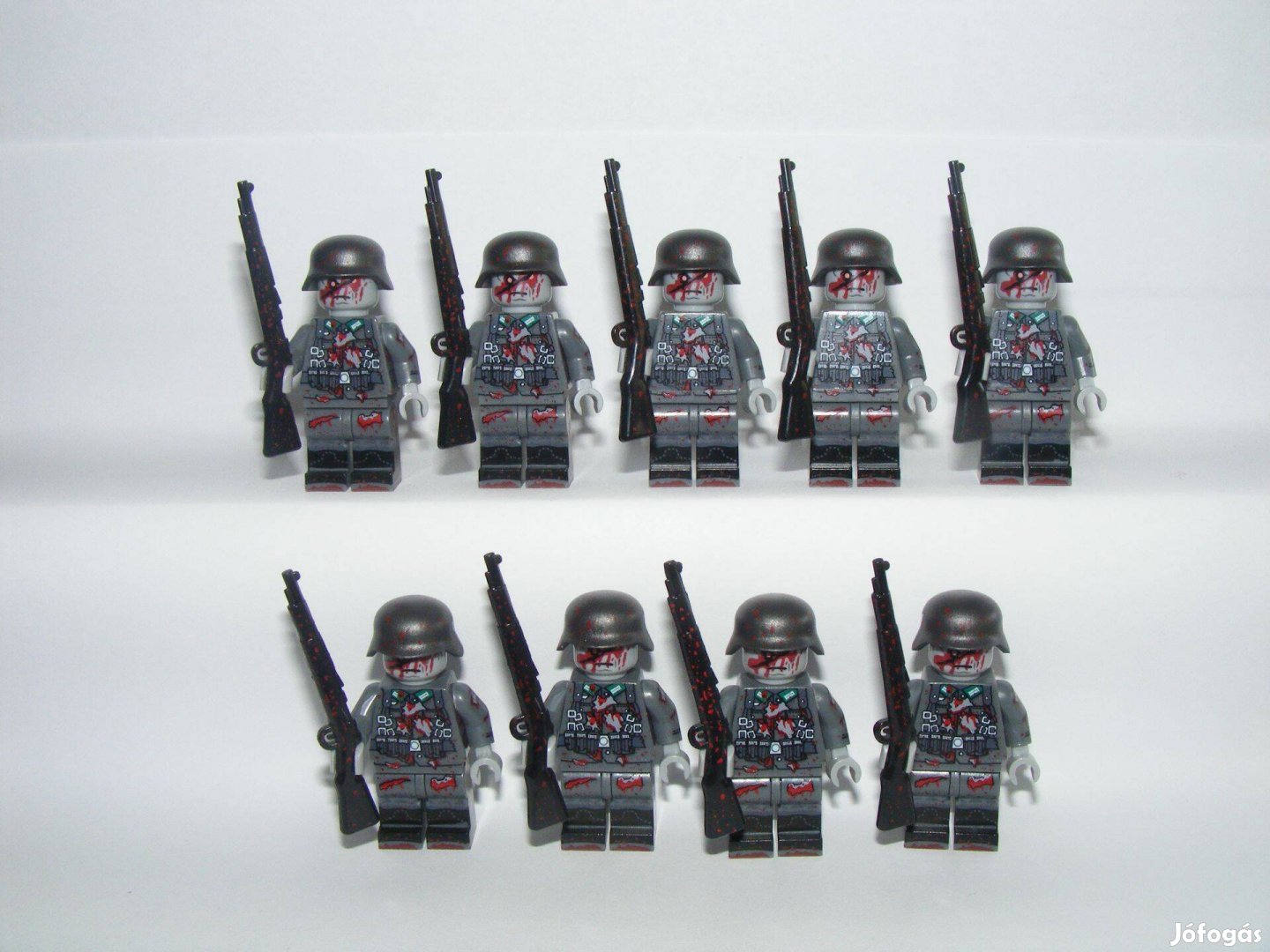 Lego 2. Világháborús Német katonák 9db harci sérült sebesült katona