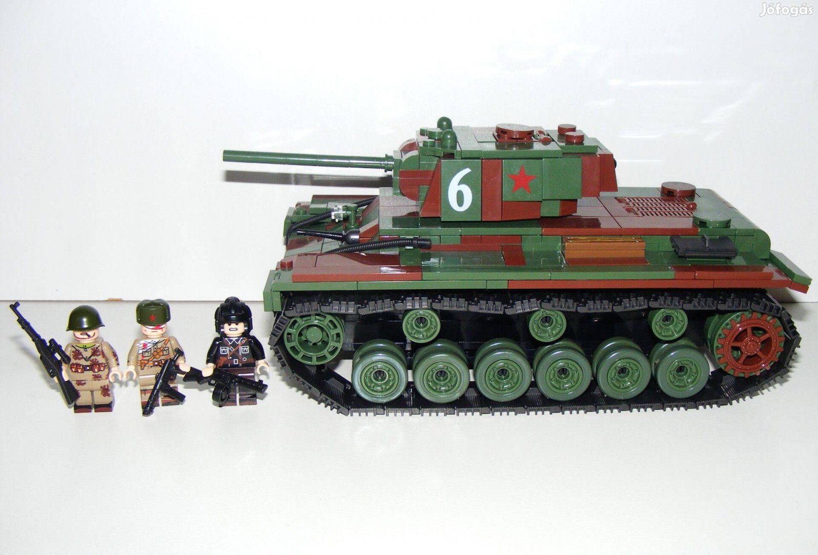 Lego 2. Világháborús Orosz KV-1 Szovjet Tank 770db 13x23x17cm Új