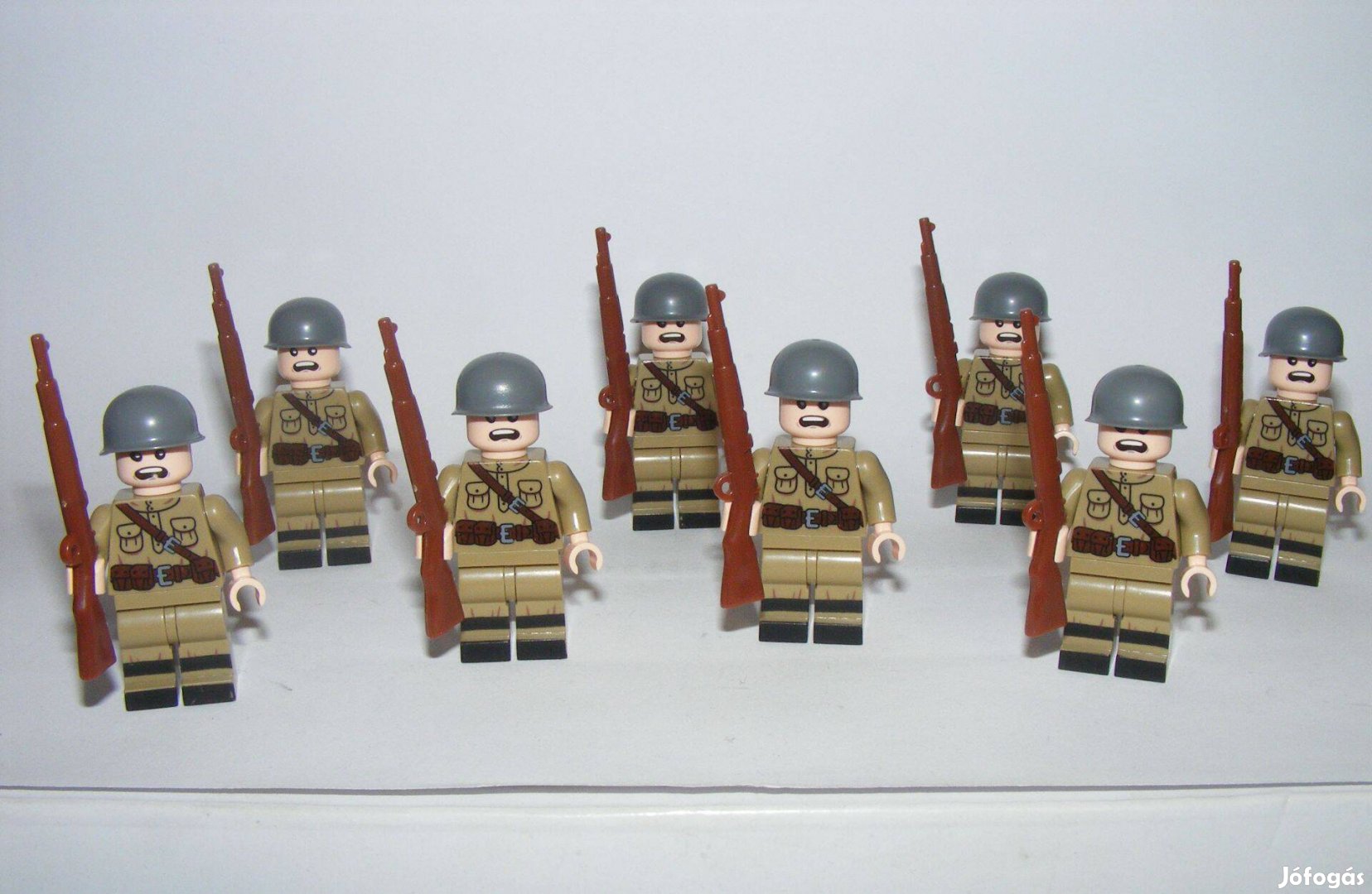 Lego 2. Világháborús Szovjet Orosz Rohamsisakos katonák katona figura