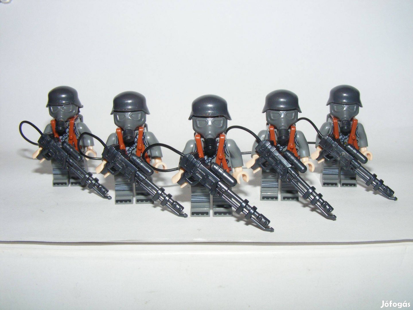 Lego 2. Világháborús német katonák Lángszórós Egység 5db Flamethrower