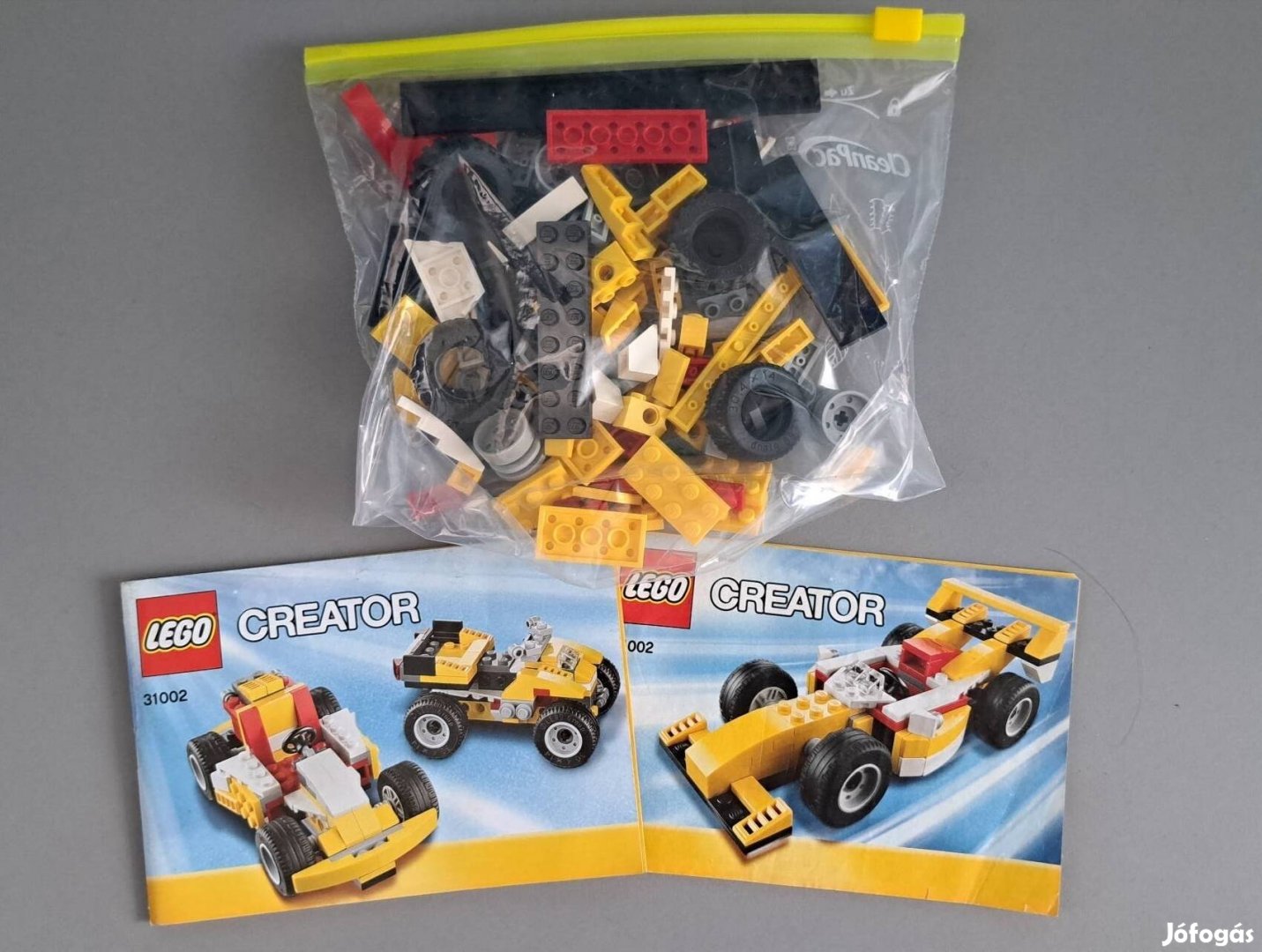 Lego 31002 Versenyautó, Quad, gokart