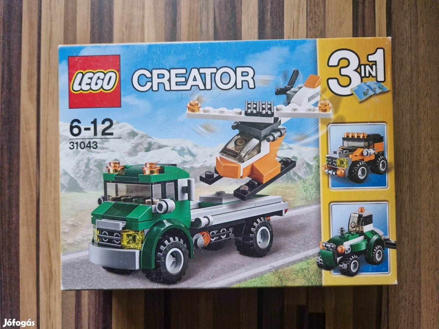 Lego 31043 Helikopter szállító kamion 3in1