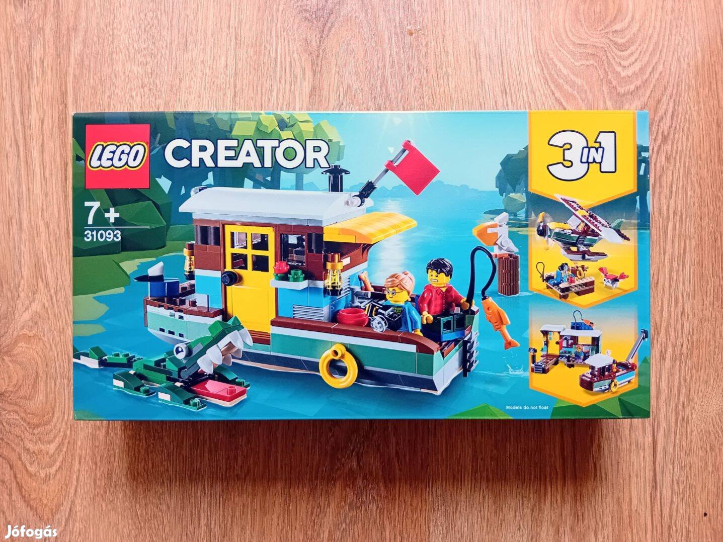 Lego 31093 Creator 3-in-1 - Folyóparti lakóhajó (új, bontatlan)