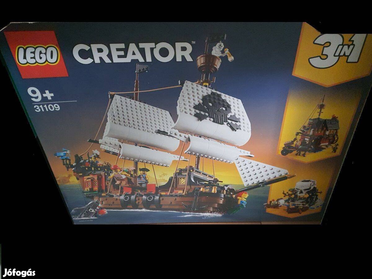 Lego 31109 Creator Kalózhajó készlet - ritkaság, bontatlan