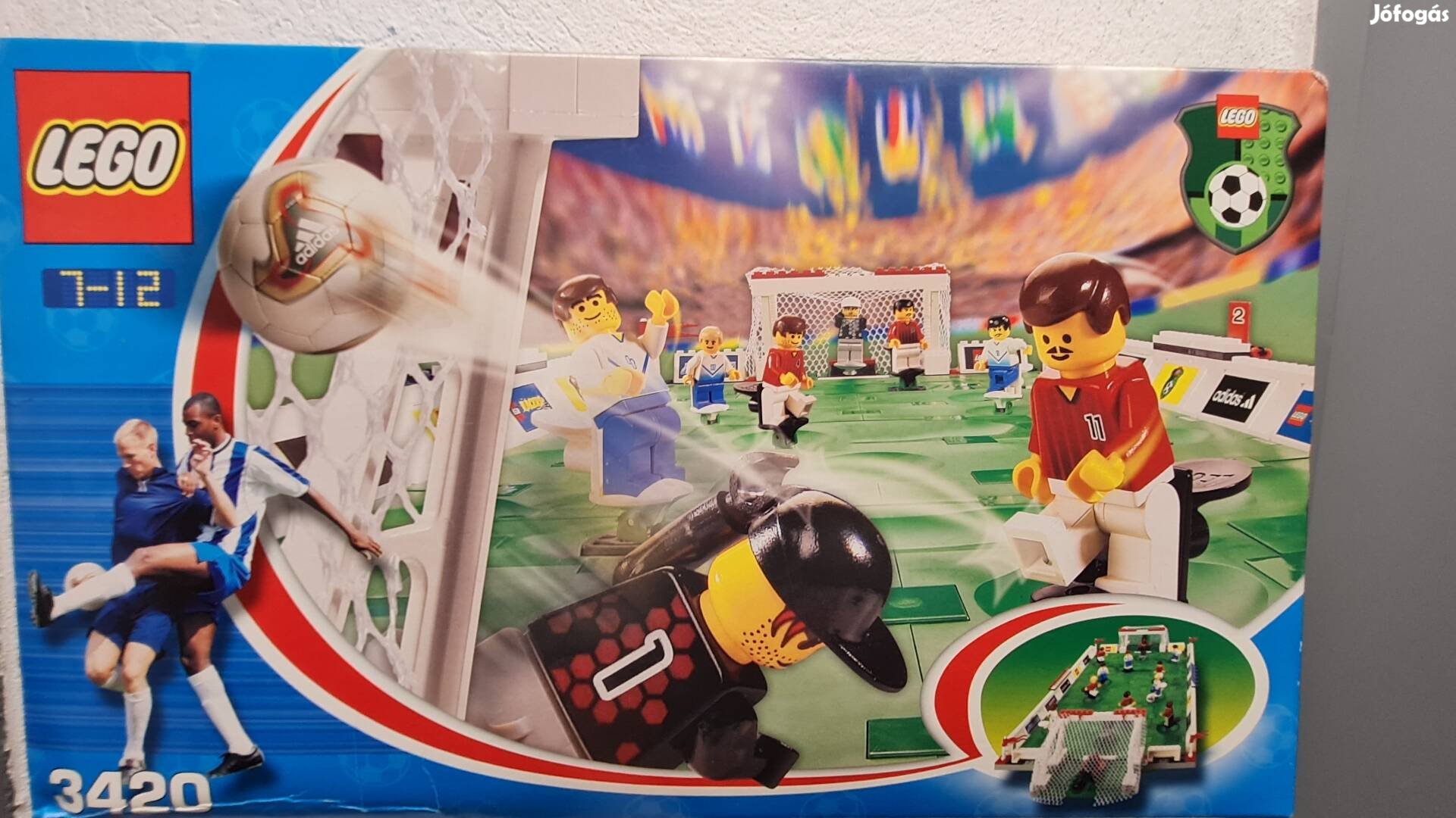 Lego 3420, Football, Foci, új, bontatlan 