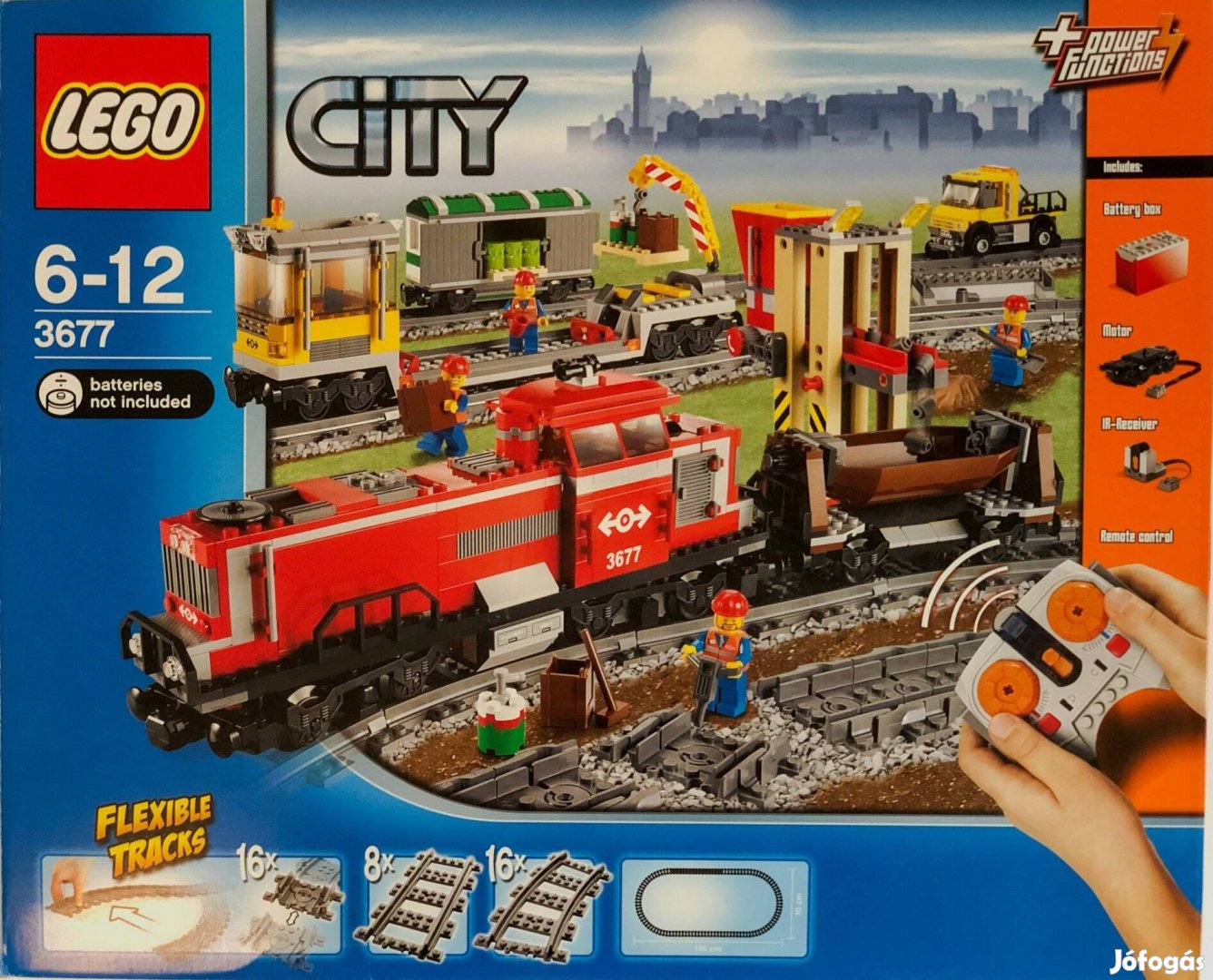 Lego 3677 - Red Cargo Train - City