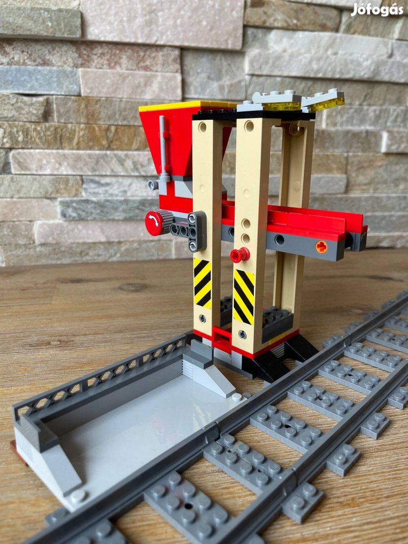 Lego 3677 vonat vasut vagon rakodo Lego 3677 tehervonat szenrakodo
