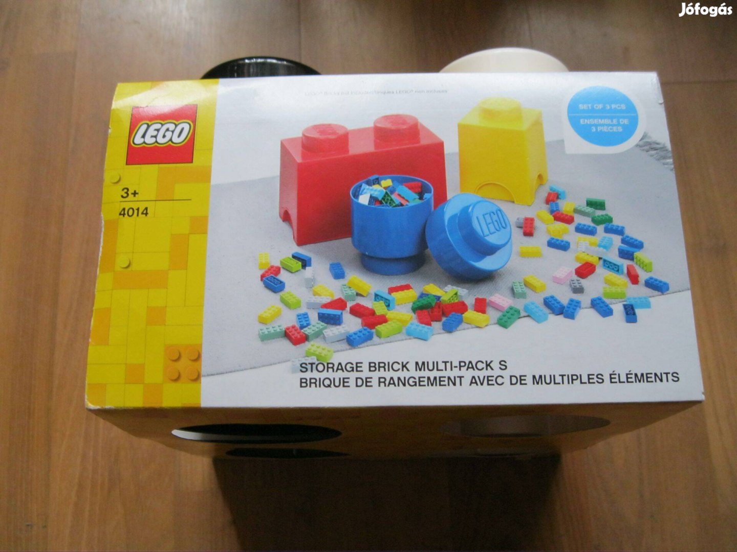 Lego 3 részes nagyméretű tárolódoboz tároló doboz szett