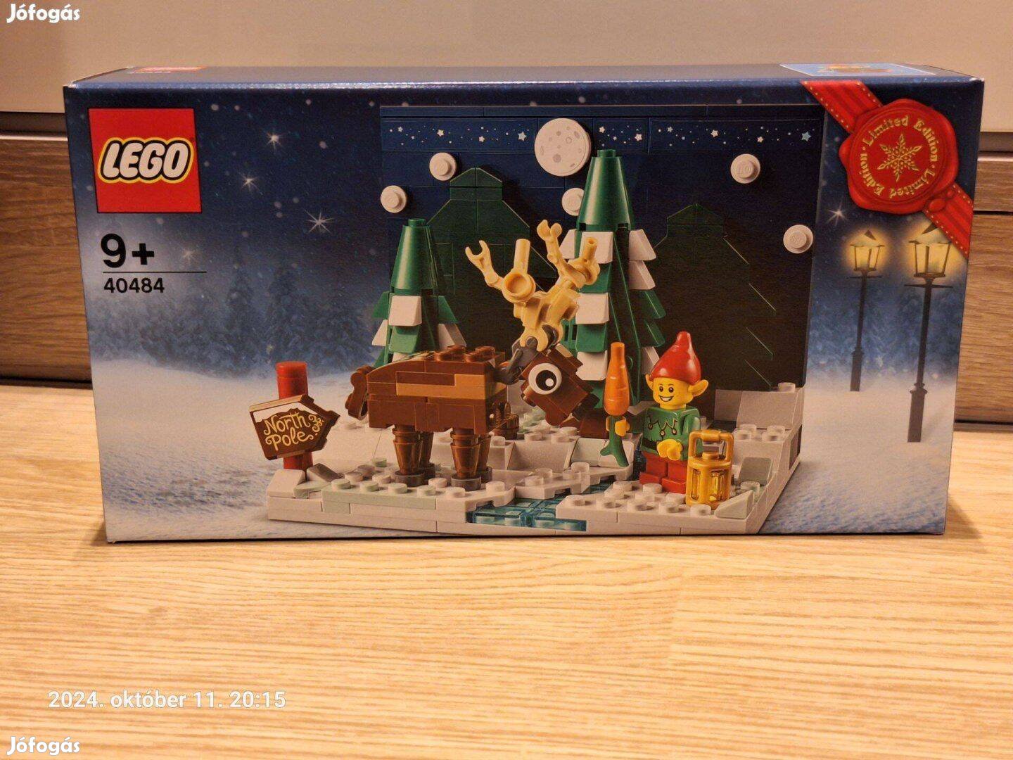 Lego 40484 seasonal A Mikulás kertje karácsonyi készlet minifigura új