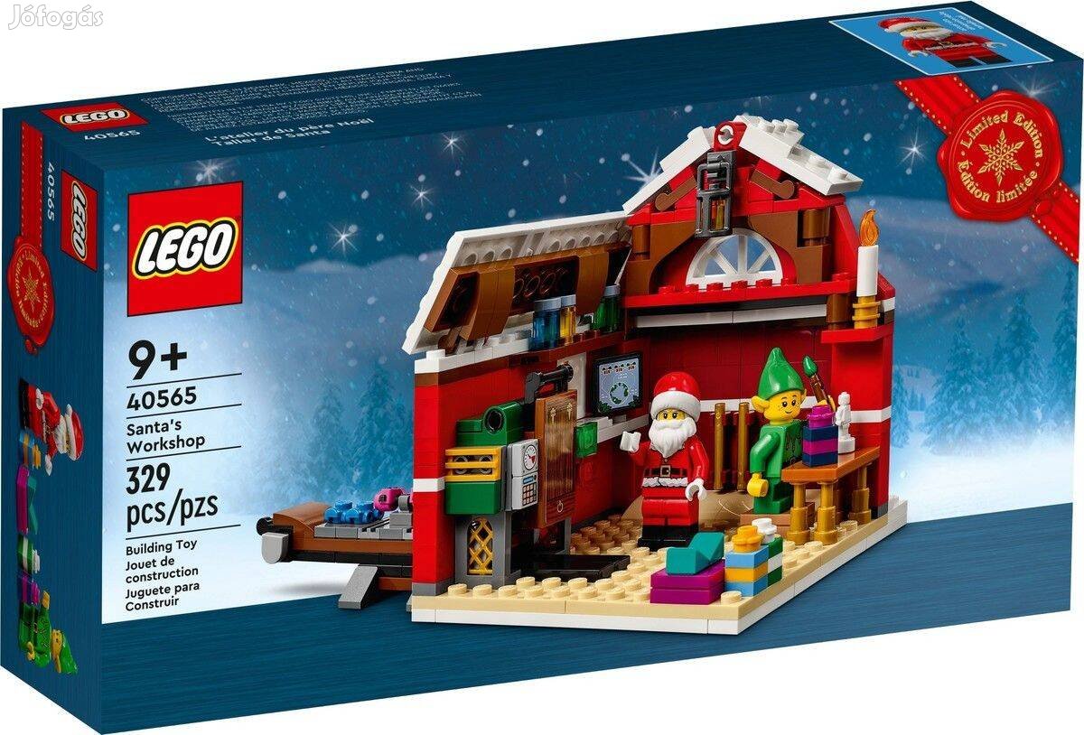 Lego 40565 Mikulásgyár + ajándék, új, hibátlan!