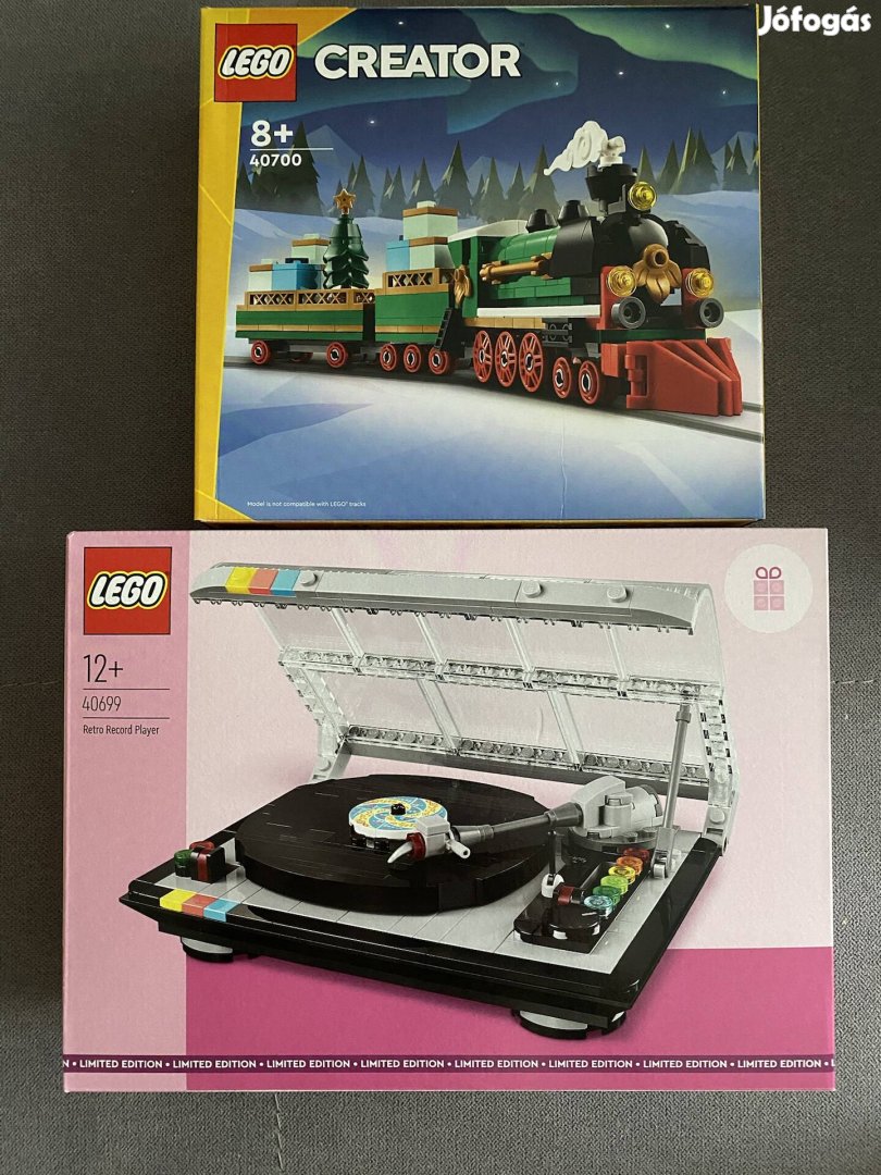 Lego 40699 Lemezlejátszó 40700 Karácsonyi vasút