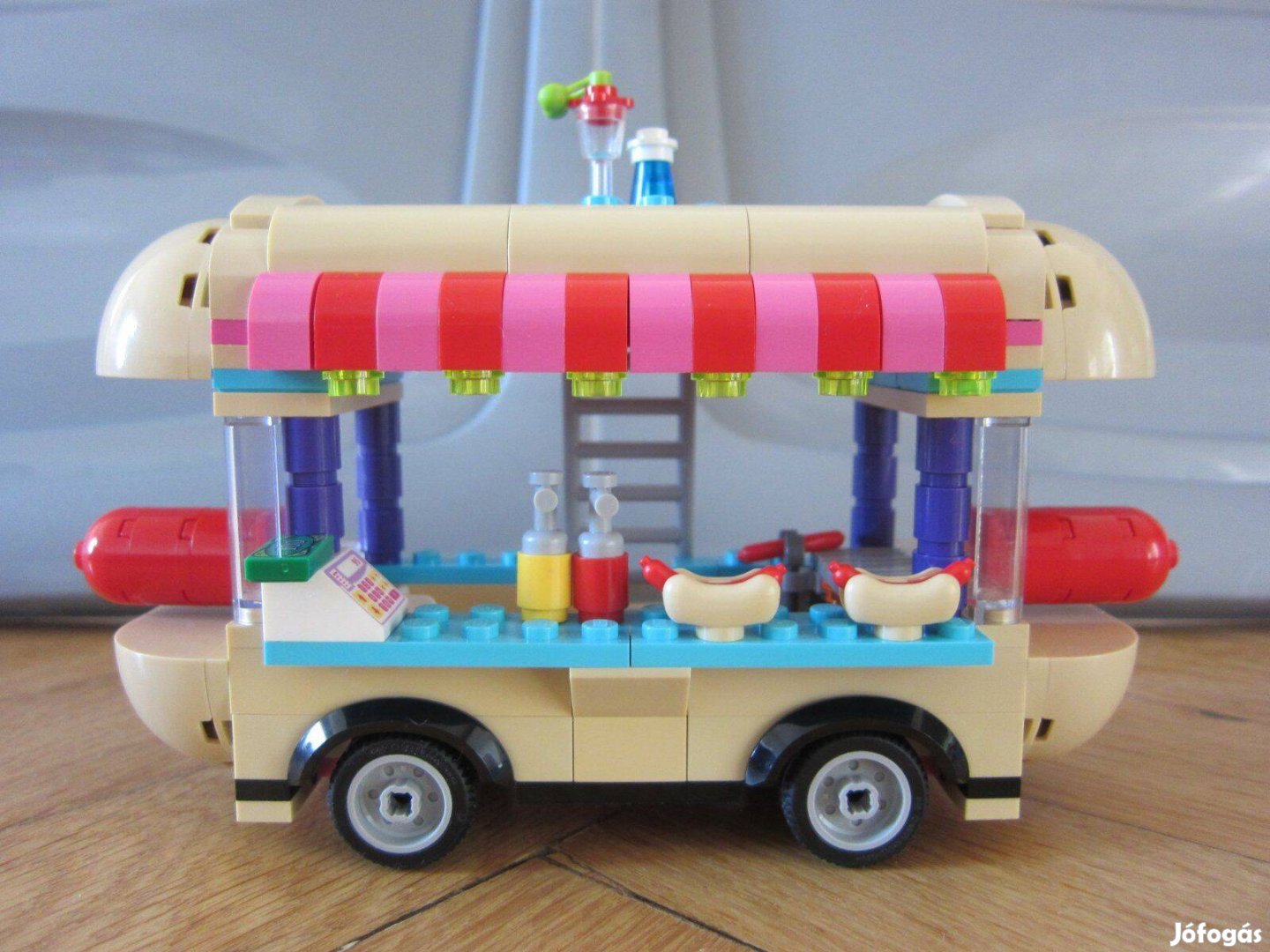 Lego 41129 Friends Vidámparki hotdogos autó + doboz, füzet, hiánytalan