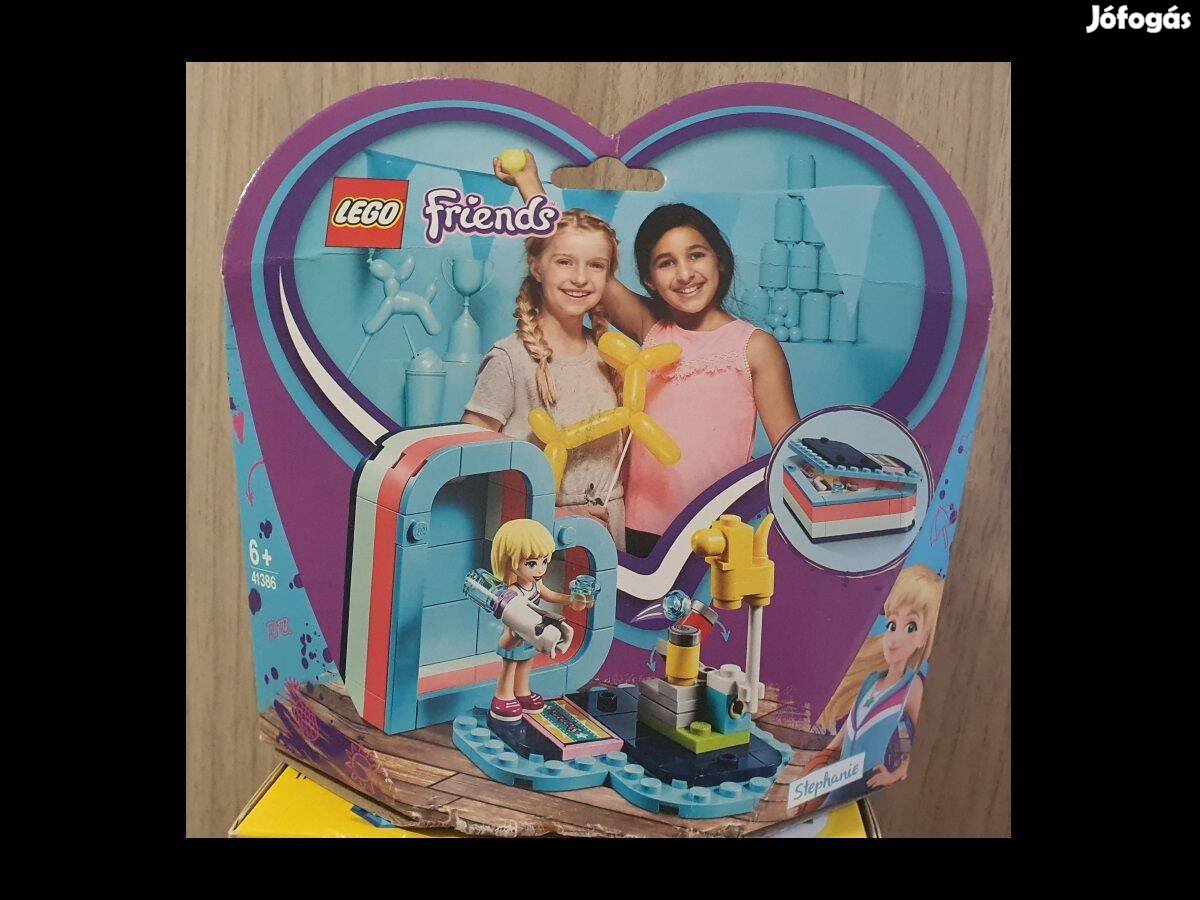 Lego 41386 Friends Stephanie nyári szív alakú doboza készlet