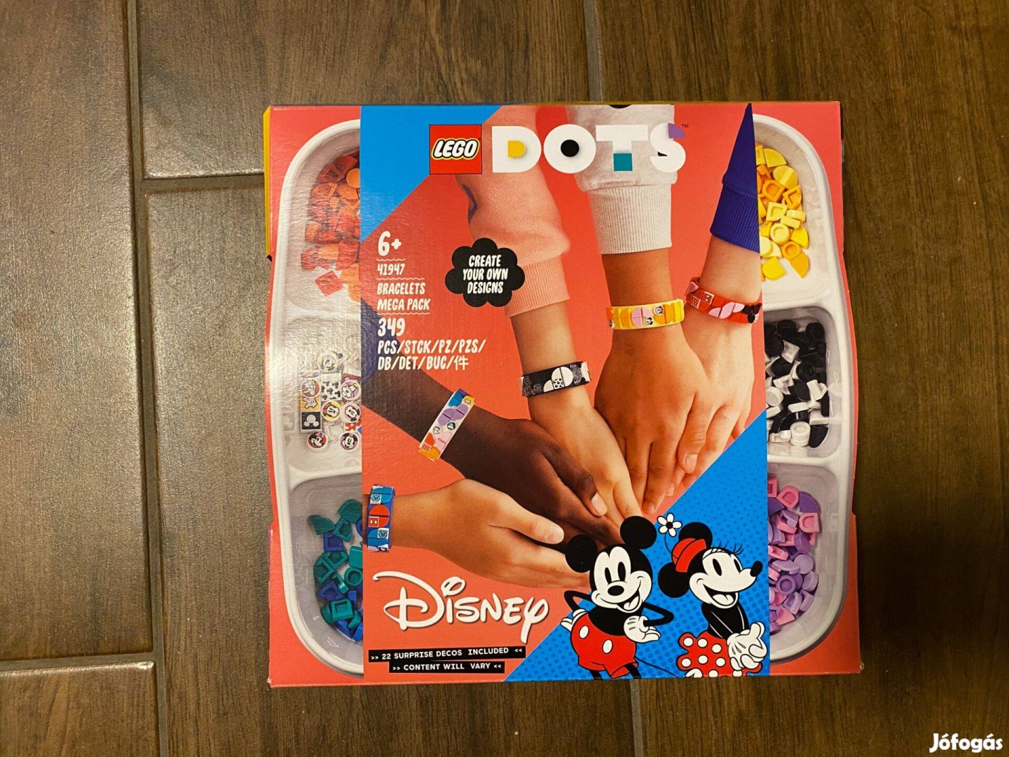 Lego 41947 Dots Mickey és barátai karkötők óriáscsomag (új)