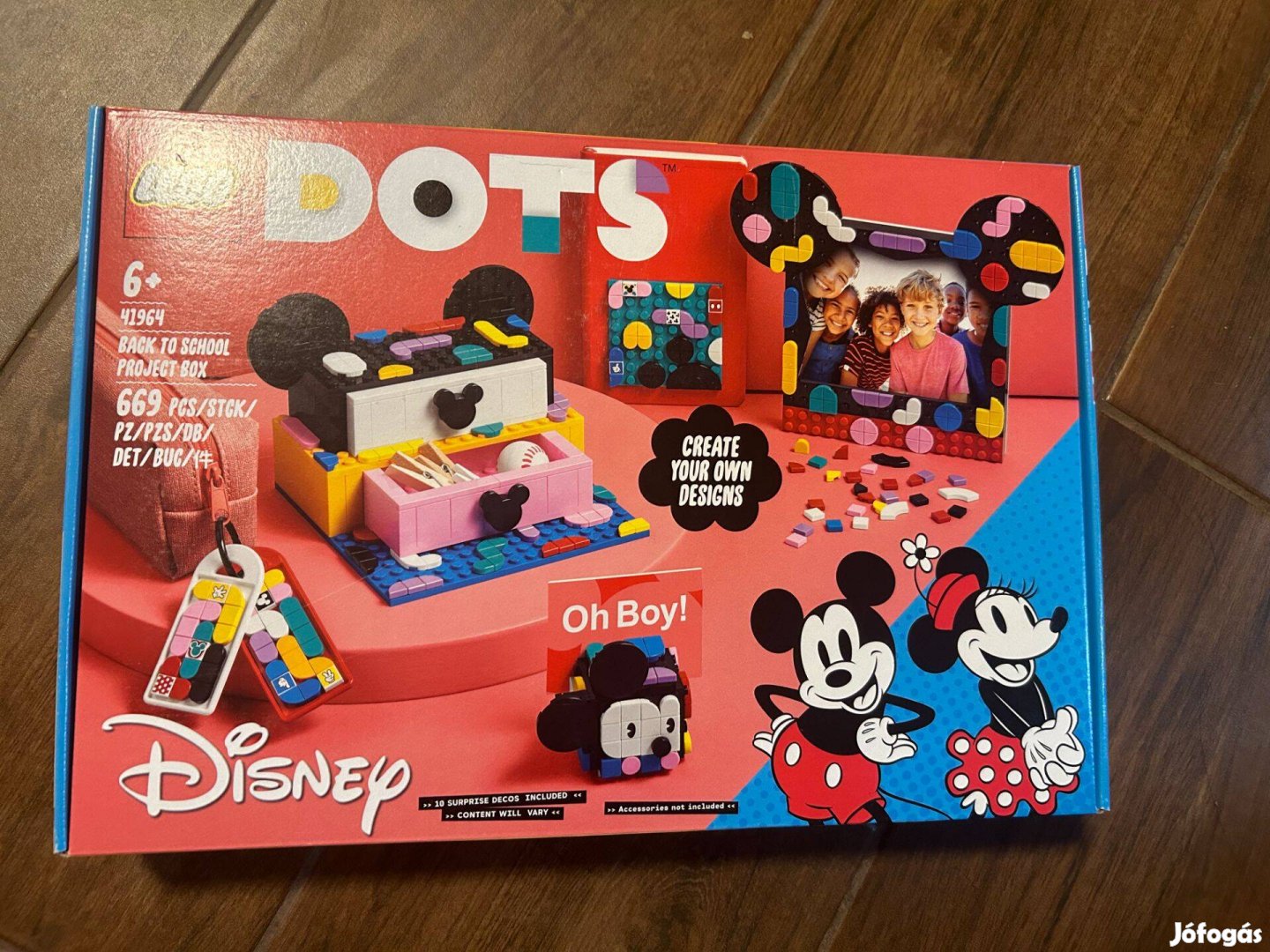 Lego 41964 Dots Mickey egér és Minnie egér tanévkezdő doboz (új)