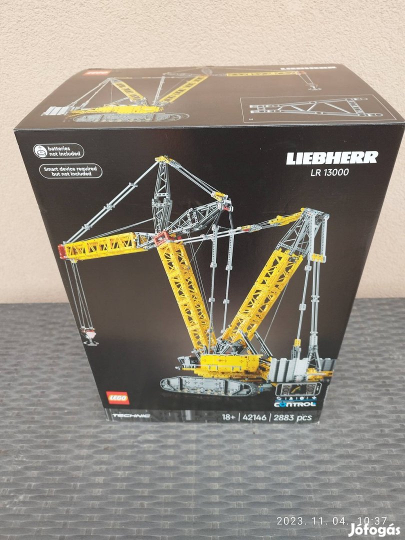 Lego 42146 Liebherr Lr 13000 új, bontatlan 