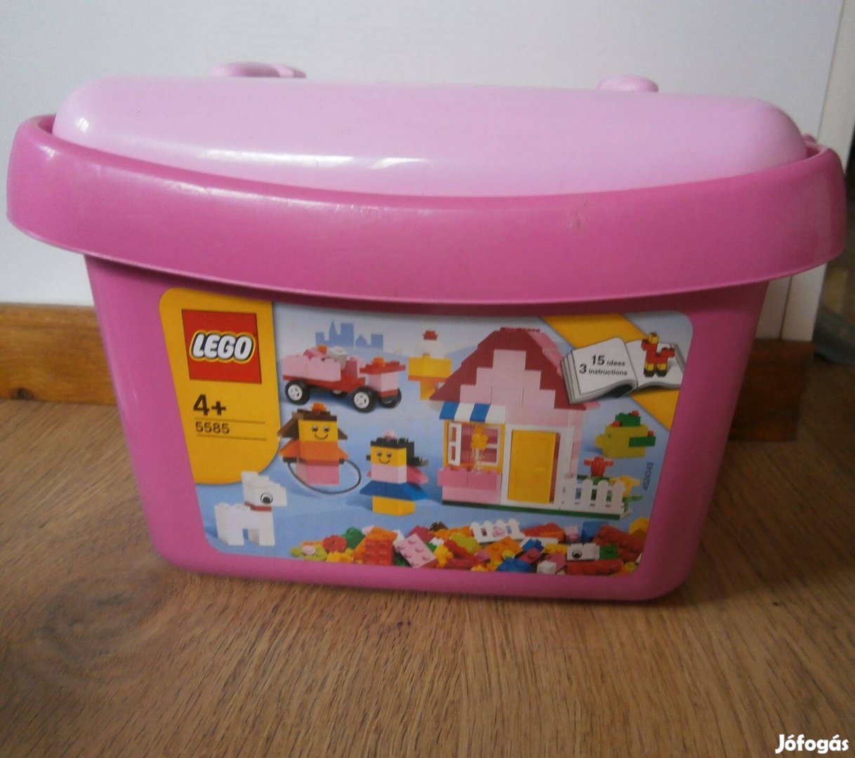 Lego 5585 Pink elemtartó doboz Újszerű