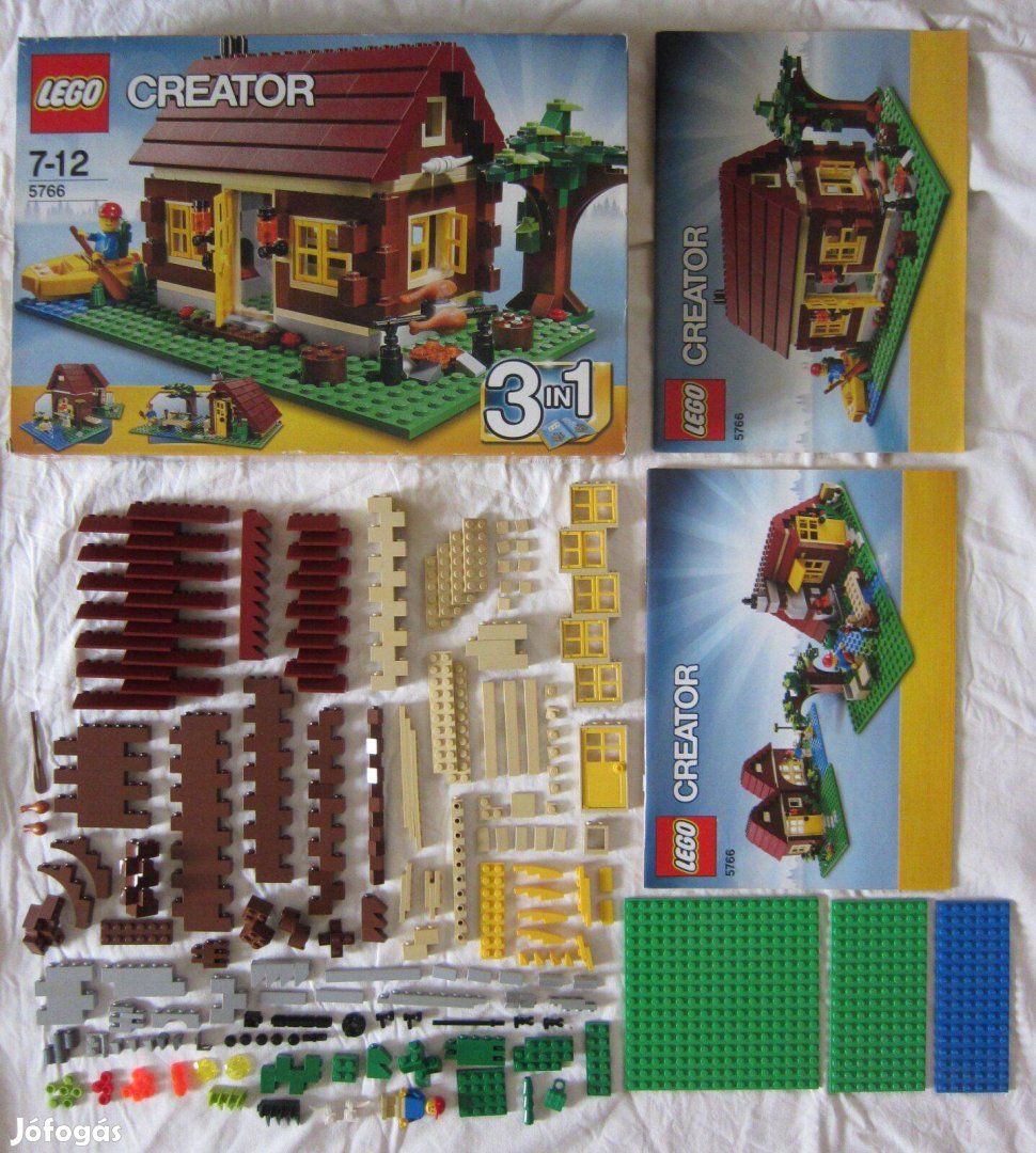 Lego 5766 Creator Faház + doboz, füzet, hiánytalan