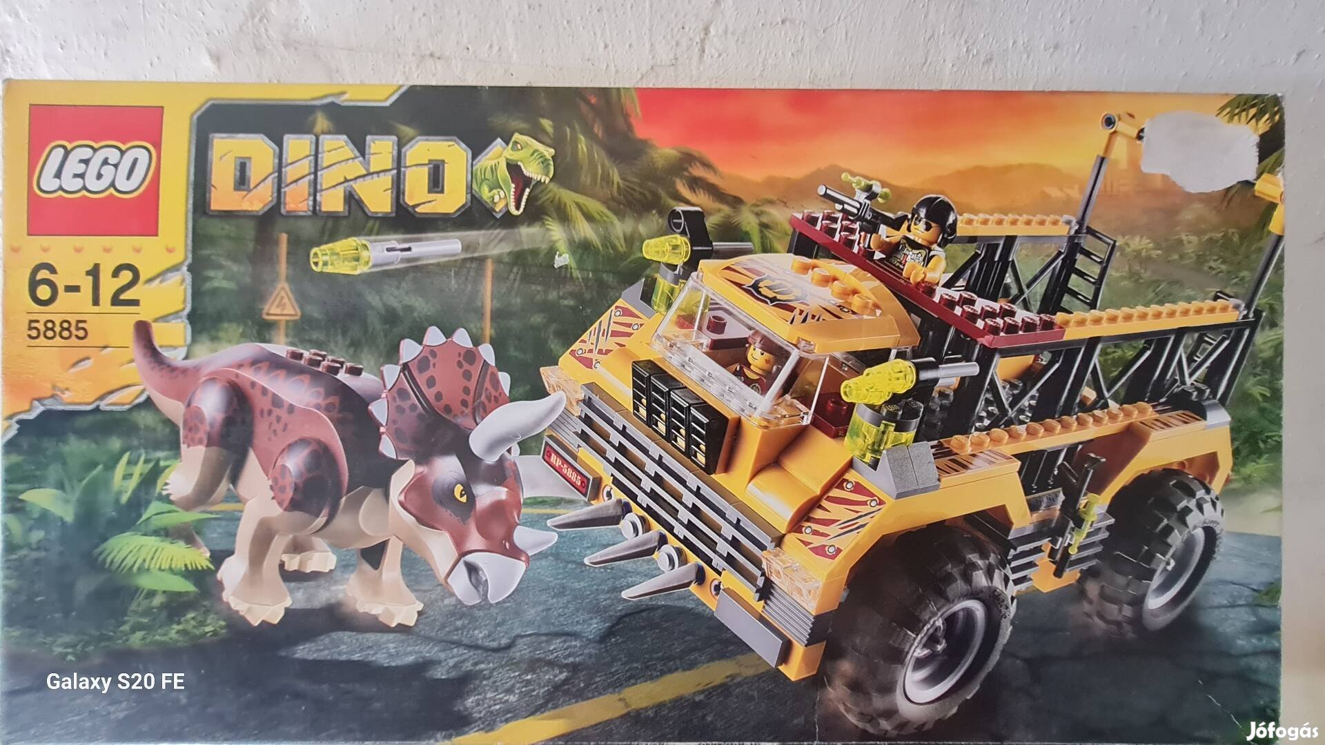 Lego 5885 Dino, Triceratopsz szállítás, új,  bontatlan 