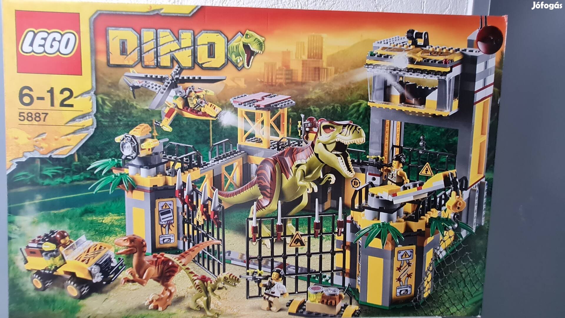 Lego 5887 Dino Defense HQ, új,  bontatlan 