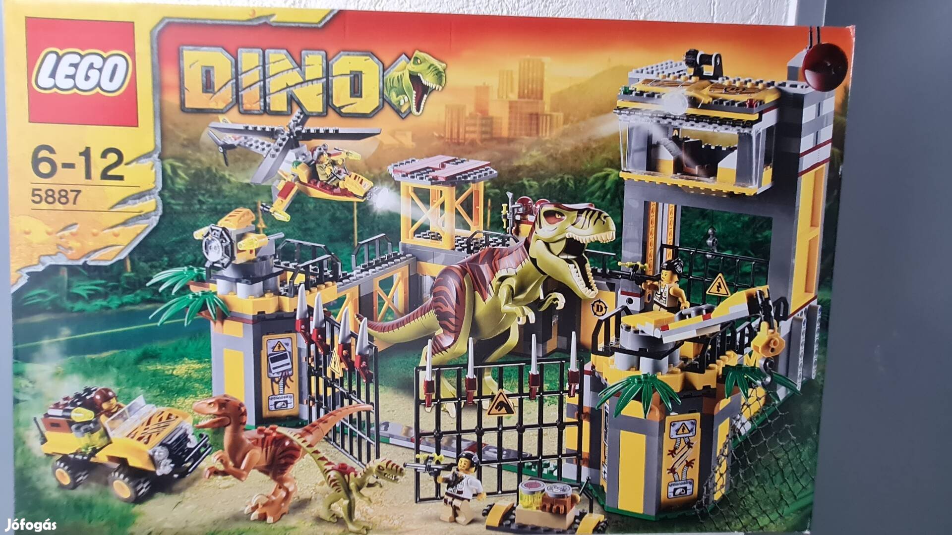 Lego 5887, Jurassic World Dino HQ, új, bontatlan 