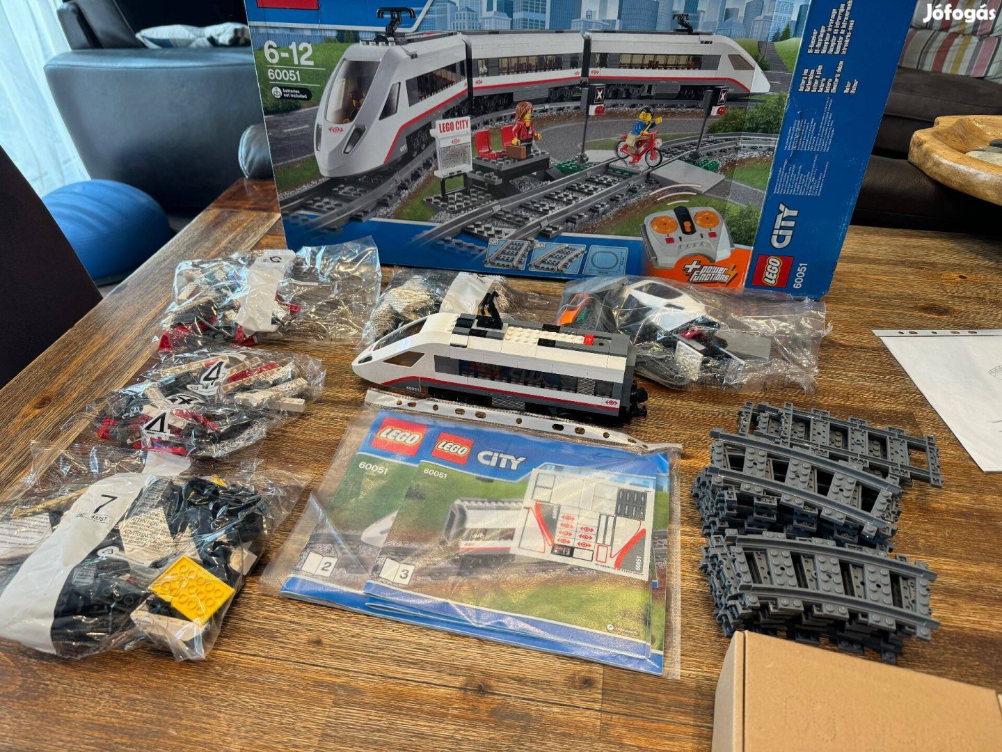 Lego 60051 szemelyvonat vonat vasut Lego 60051 vonat szett