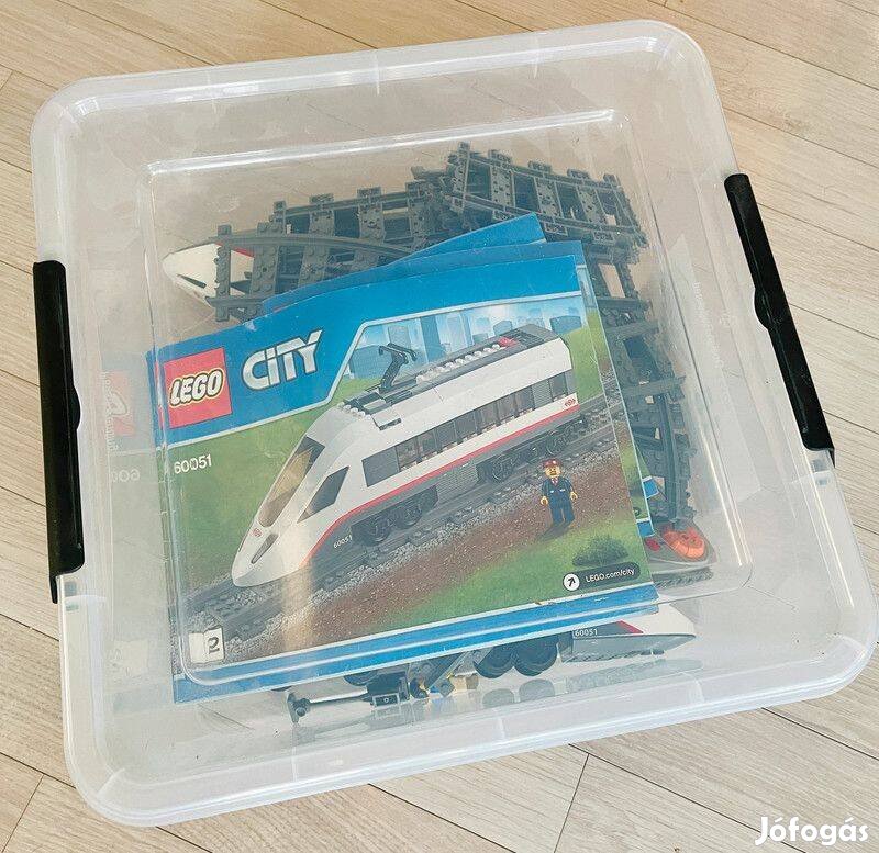 Lego 60051 vonat vasut szemelyvonat szett Lego vonat vasut