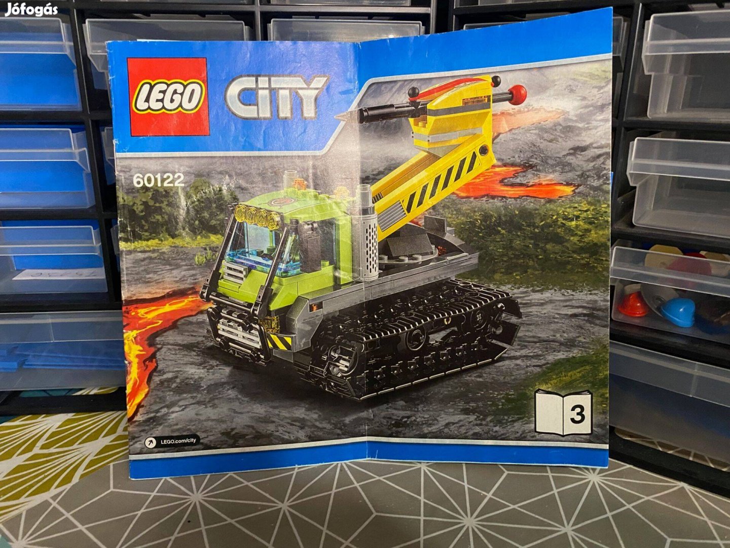 Lego 60122 City Vulkánkutató lánctalpas jármű