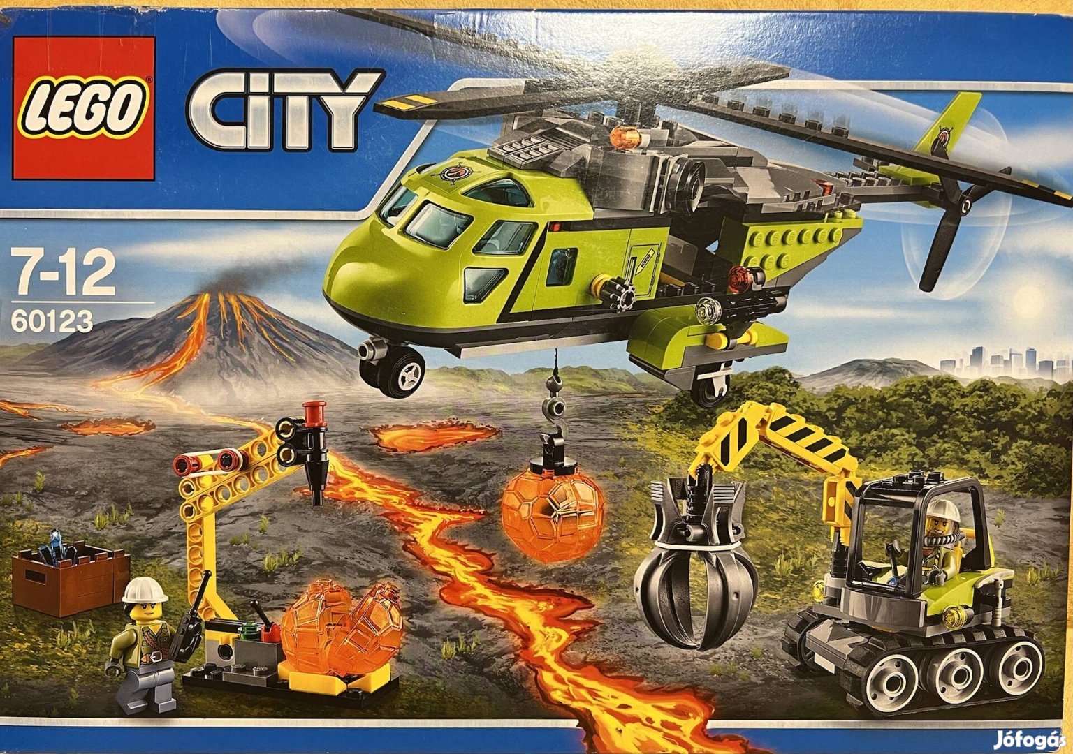 Lego 60123 Vulkánkutató Helikopter