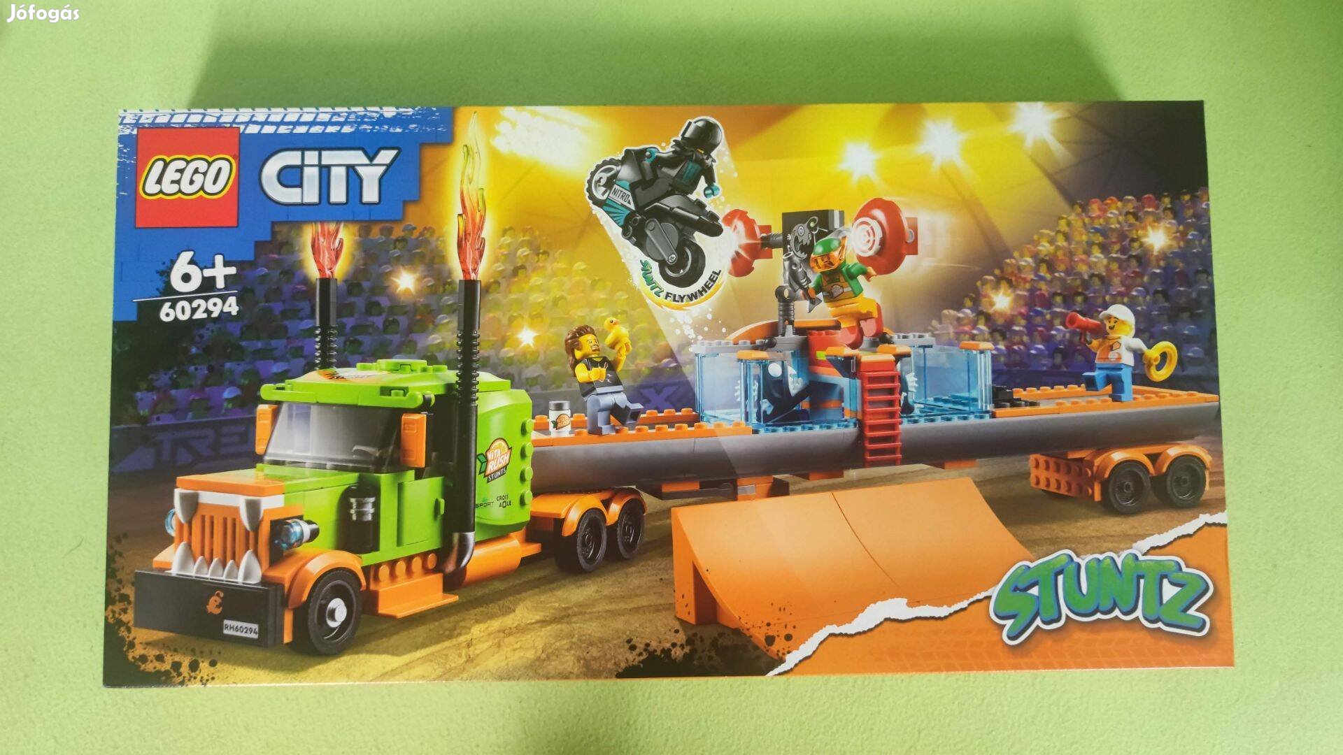 Lego 60294 City Stuntz - Kaszkadőr show teherautó kamion új bontatlan