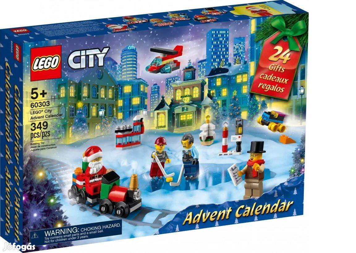 Lego 60303 City Adventi Naptár 2021, új, bontatlan csomagolásban