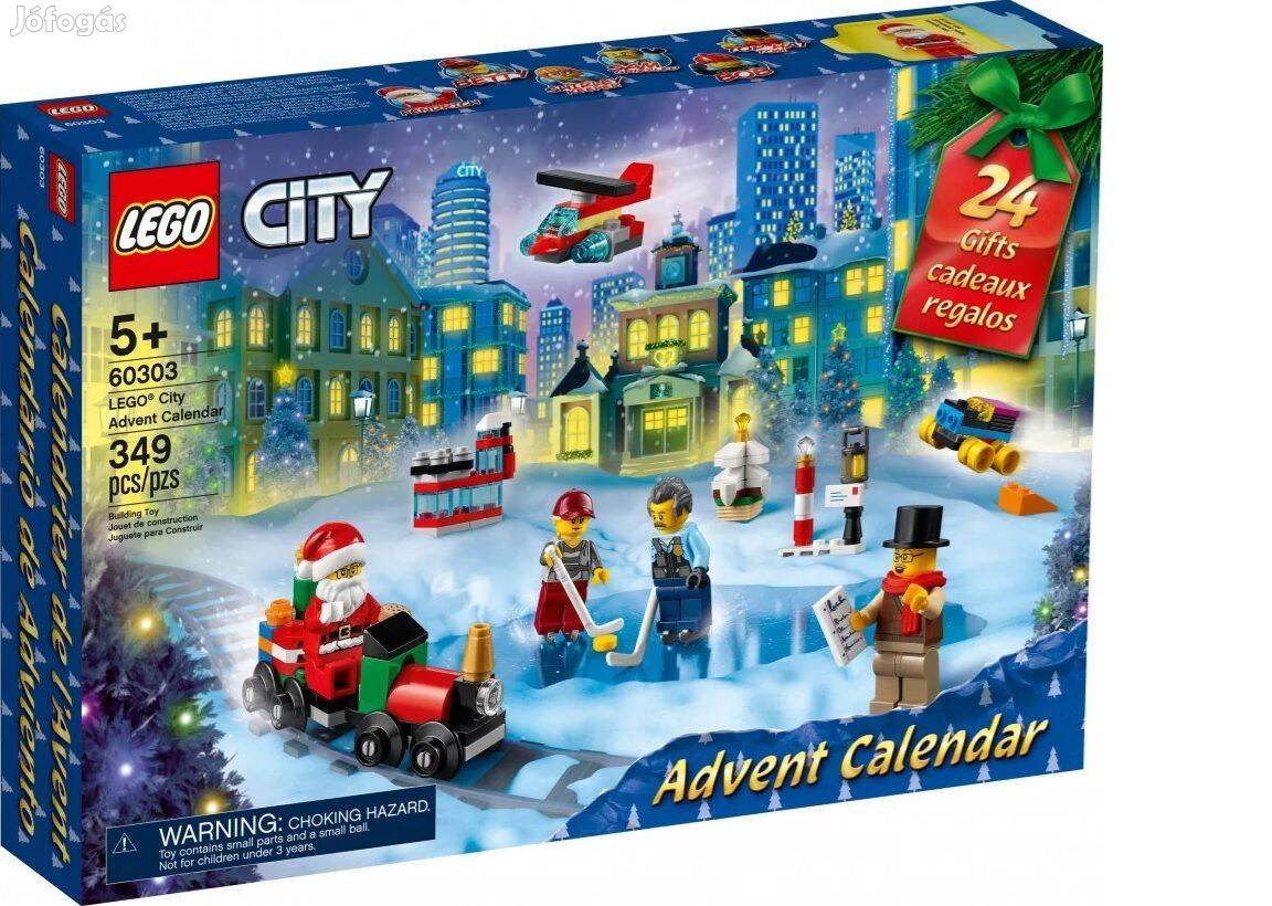 Lego 60303 City Adventi Naptár 2021, új, bontatlan csomagolásban
