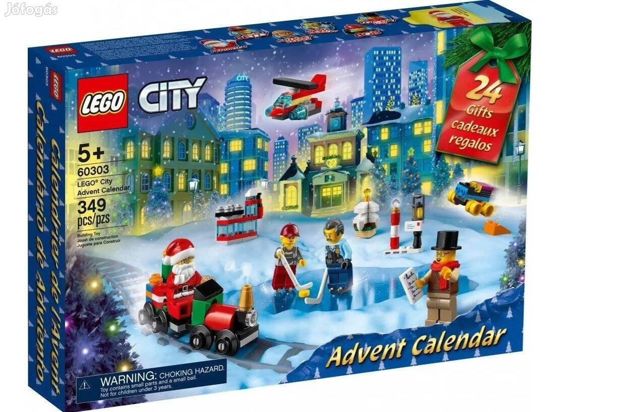 Lego 60303 City Adventi Naptár 2021, új, bontatlan csomagolásban!