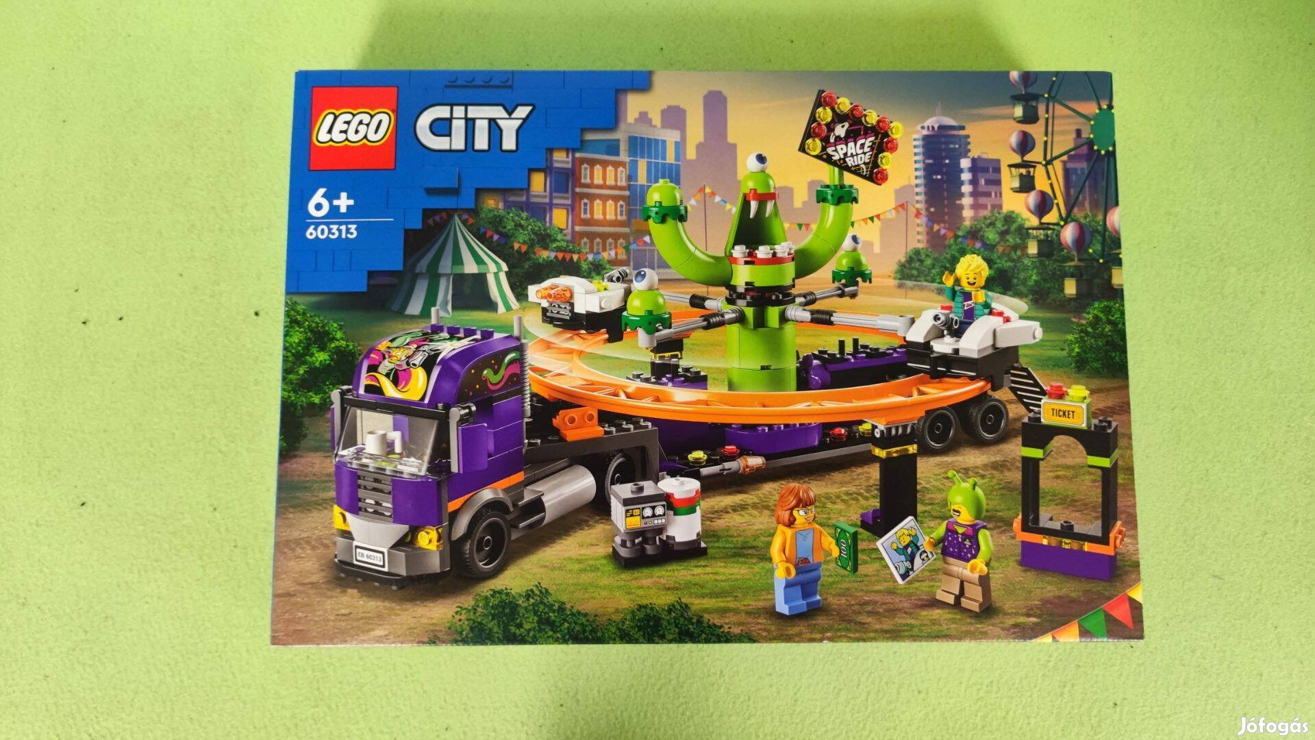 Lego 60313 City - Űrutazós élmény teherautó kamion vidámpark új bontat