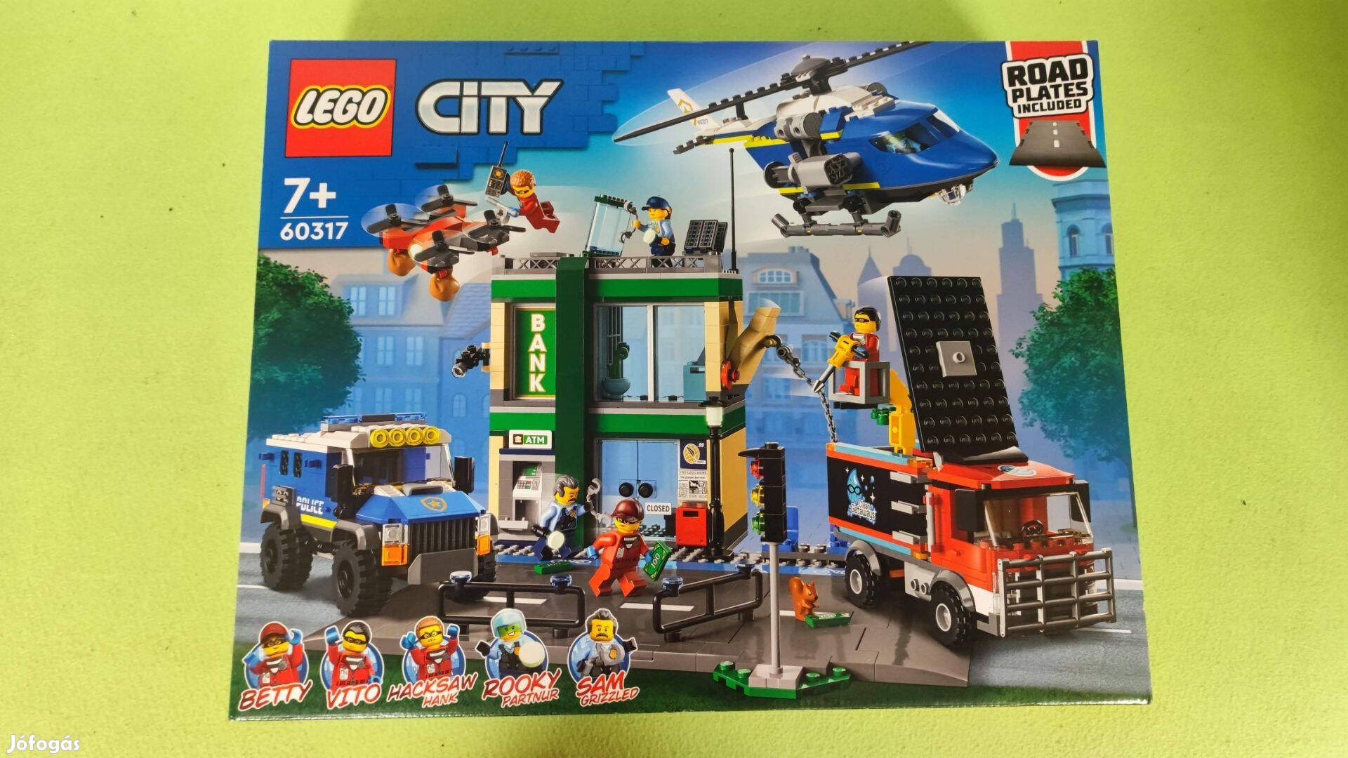 Lego 60317 City - Rendőrségi üldözés a banknál új bontatlan