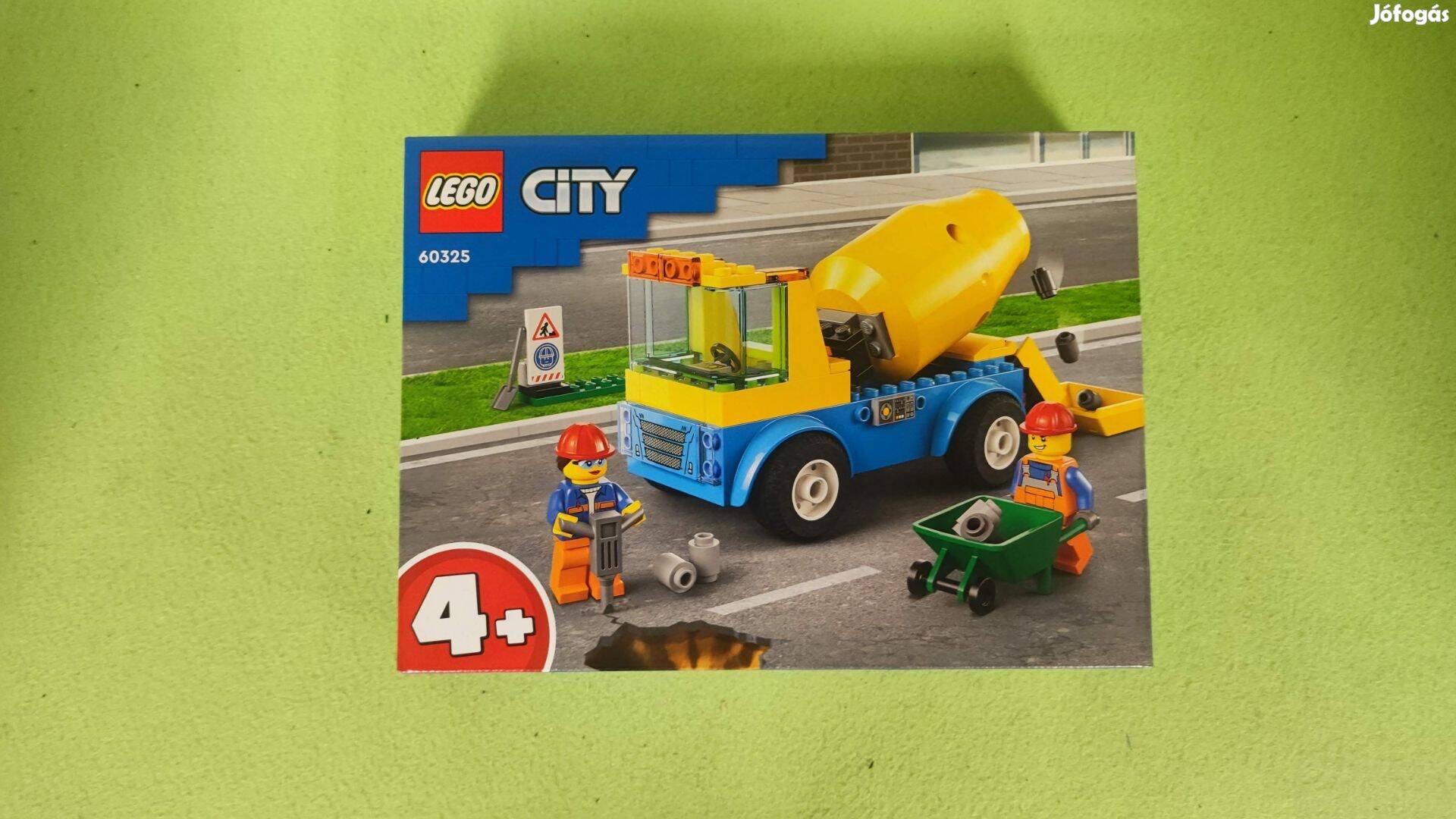 Lego 60325 City Junior - Betonkeverő teherautó új bontatlan