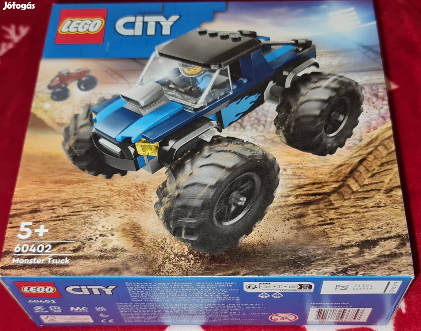 Lego 60402 Monster Truck bontatlan 