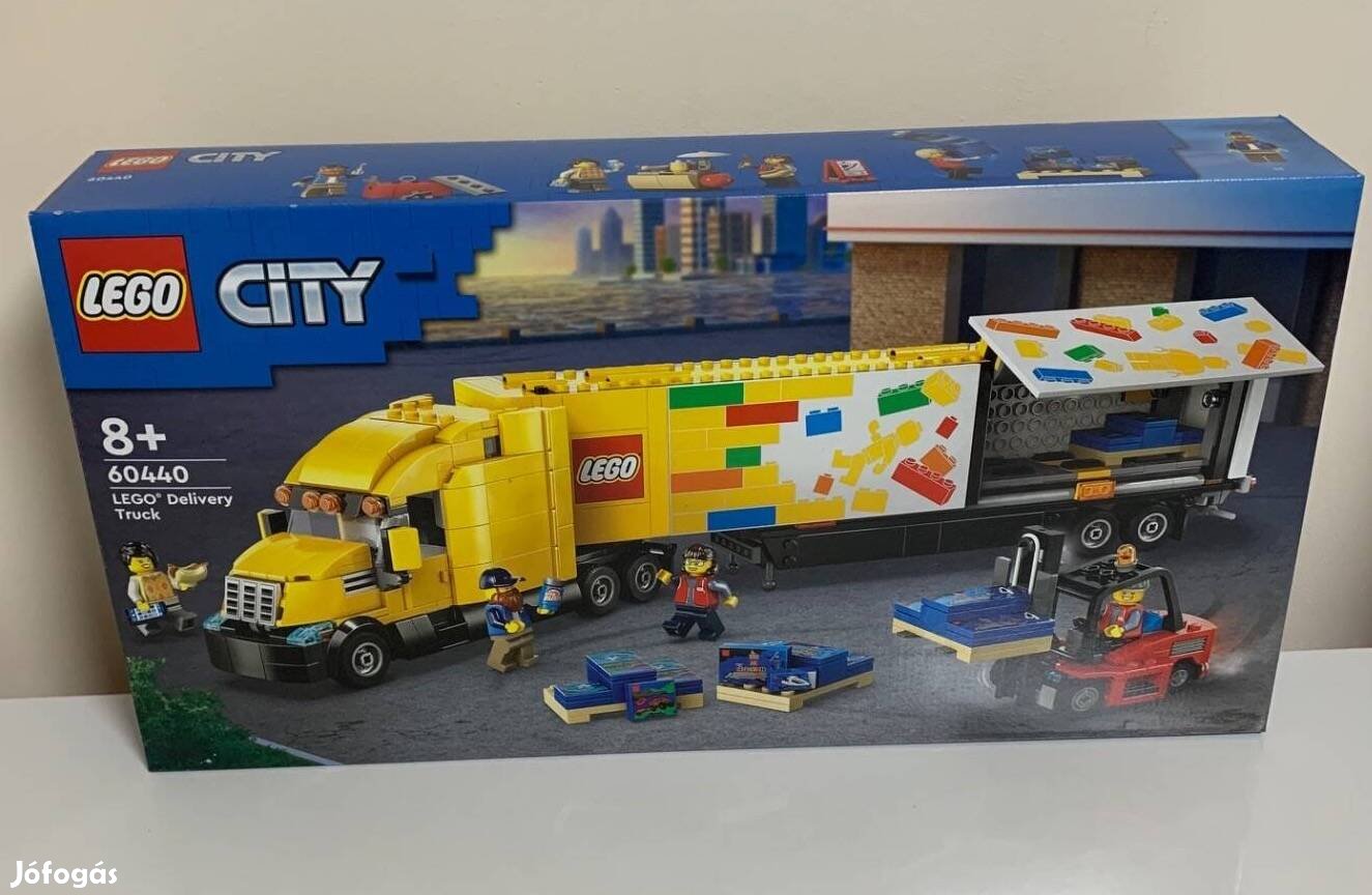 Lego 60440 - Sárga szállító kamion Új, Bontatlan!