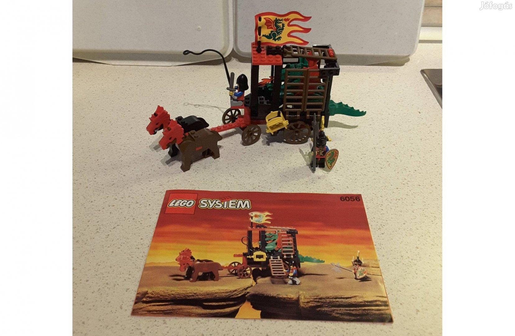 Lego 6056 Castle Dragon wagon / Vár Sárkány hintó / kocsi + leírás
