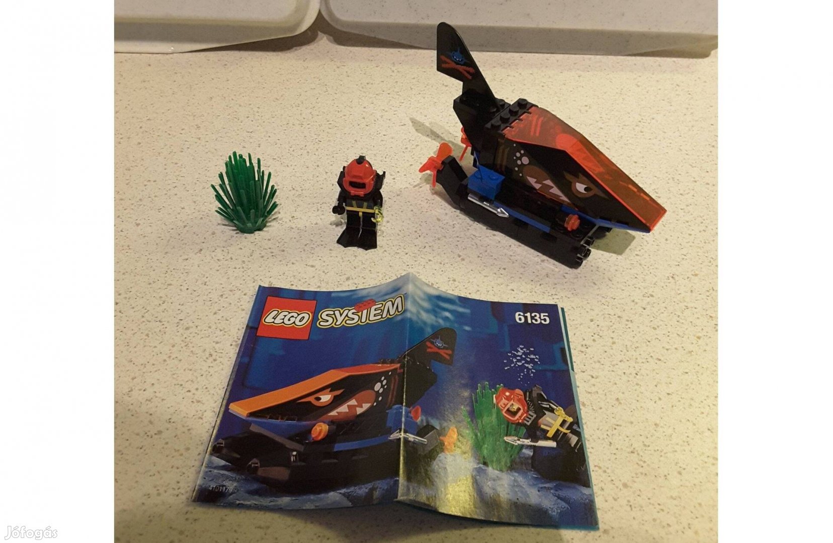 Lego 6135 Spy shark / Mini tengeralattjáró + leírás