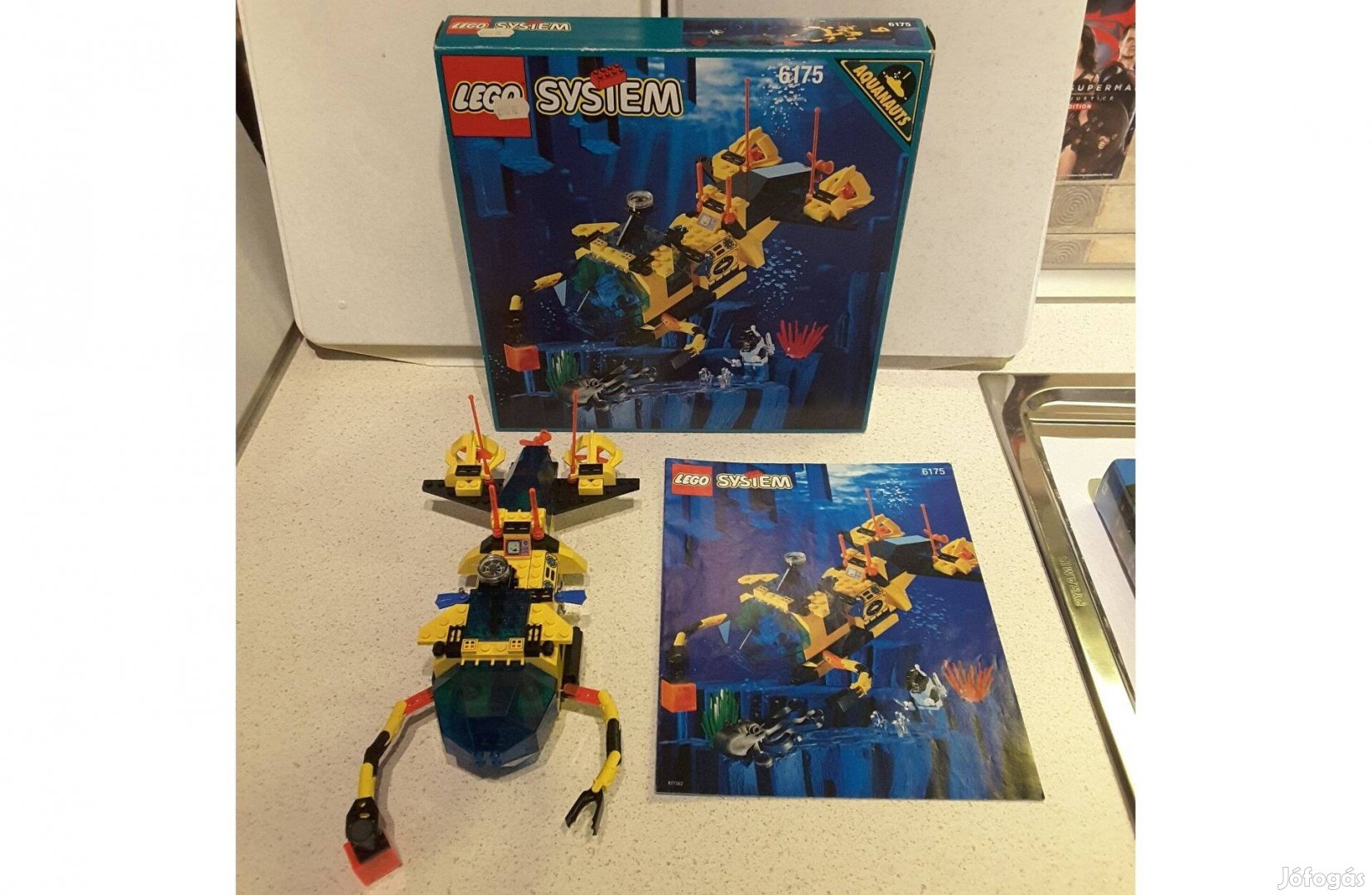 Lego 6175 Aquanauts Crystal Explorer Sub Tengeralattjáró +leírás,doboz