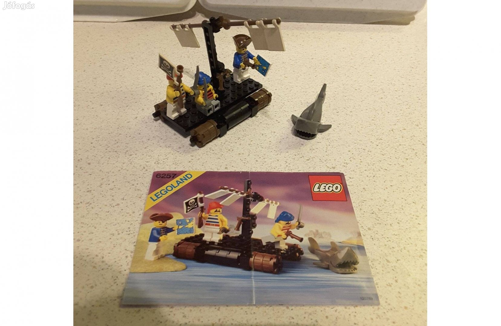 Lego 6257 Castaway's raft / Kalóz csónak / tutaj + leírás