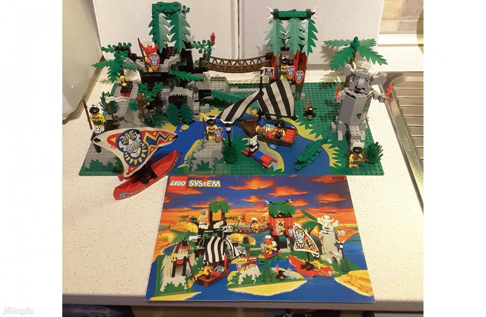 Lego 6278 Enchanted island / Bennszülött lagúna +leírás + dobozdarabok