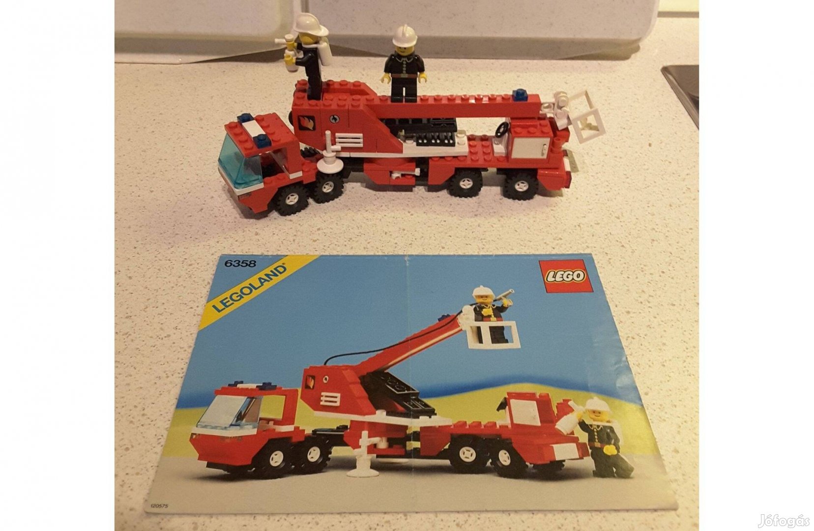 Lego 6358 Snorkel squad Tűzoltó autó + leírás + dobozdarab