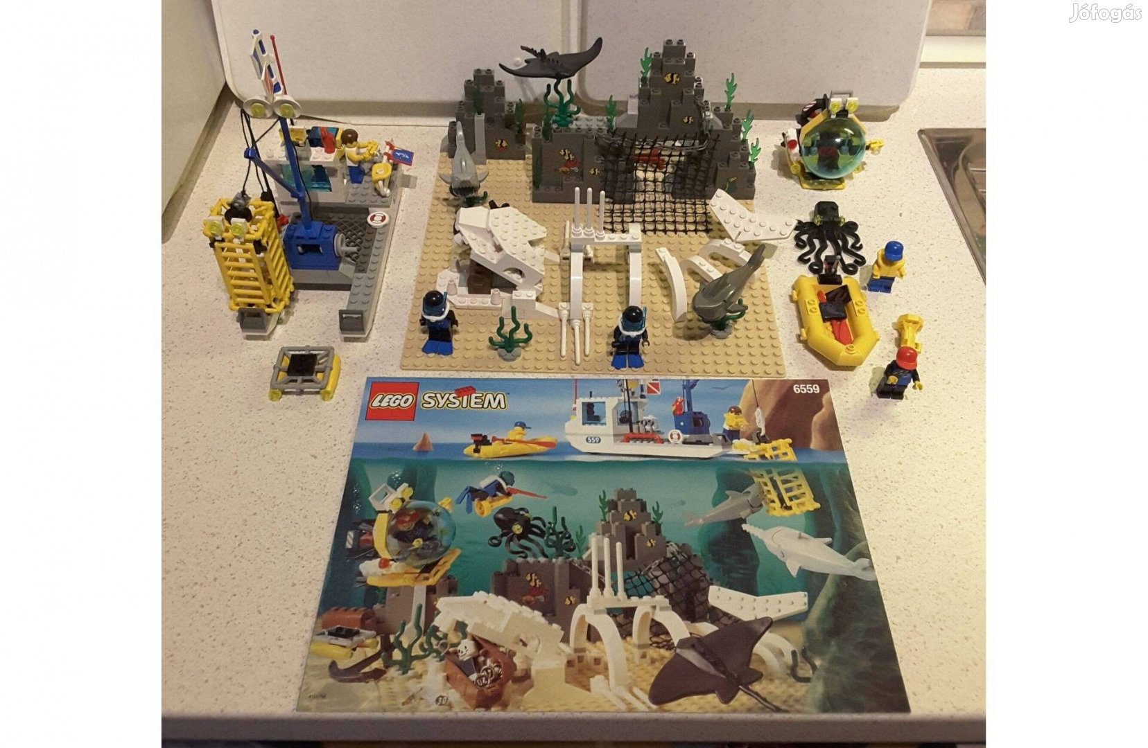Lego 6559 Deep sea bounty /Bálnacsontváz hajó tengeralattjáró + leírás