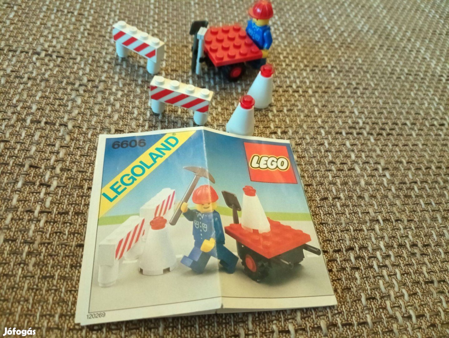Lego 6606 építőmunkás eladó